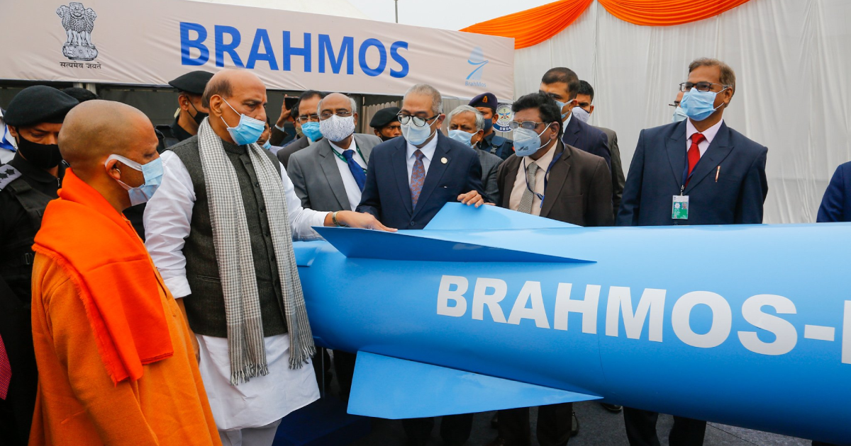 Manufacturing Brahmos missile not to attack any country but to maintain credible deterrence: Rajnath Singh